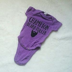 Champion Beard Puller Onsie 💜